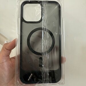 iPhone 13 ProMax Case‎ with Kickstand gray/Black smoke magsafe compatible NEW